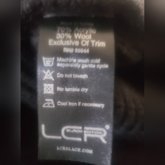 LCR Casual Men XXL Preppy Knit Wool Blend Longline Open Front Cardigan Car Coat - Picture 4 of 6